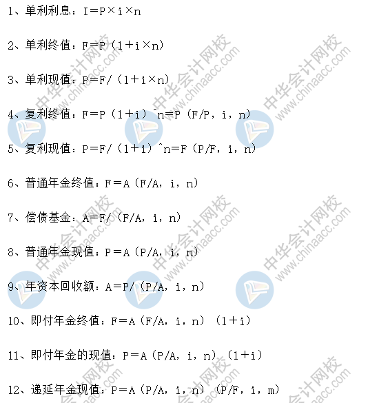 2021中级《财务管理》72个必背公式！.png